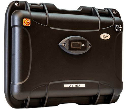 Valise lithium LifeP04 SH-Lithium pour alimenter moteur électrique 
